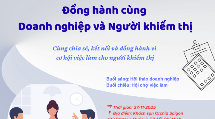 Cầu nối việc làm – Đồng hành cùng doanh nghiệp và người khiếm thị Cầu nối việc làm – Đồng hành cùng doanh nghiệp và người khiếm thị