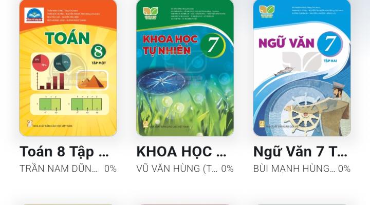 Kệ sách của ứng dụng