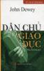 Ảnh bìa: DÂN CHỦ VÀ GIÁO DỤC