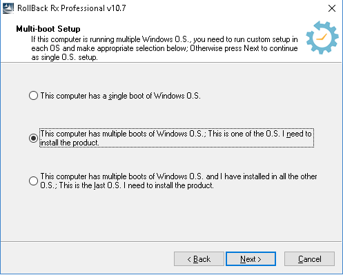Ảnh: Xác nhận máy chỉ một hay nhiều hệ điều hành