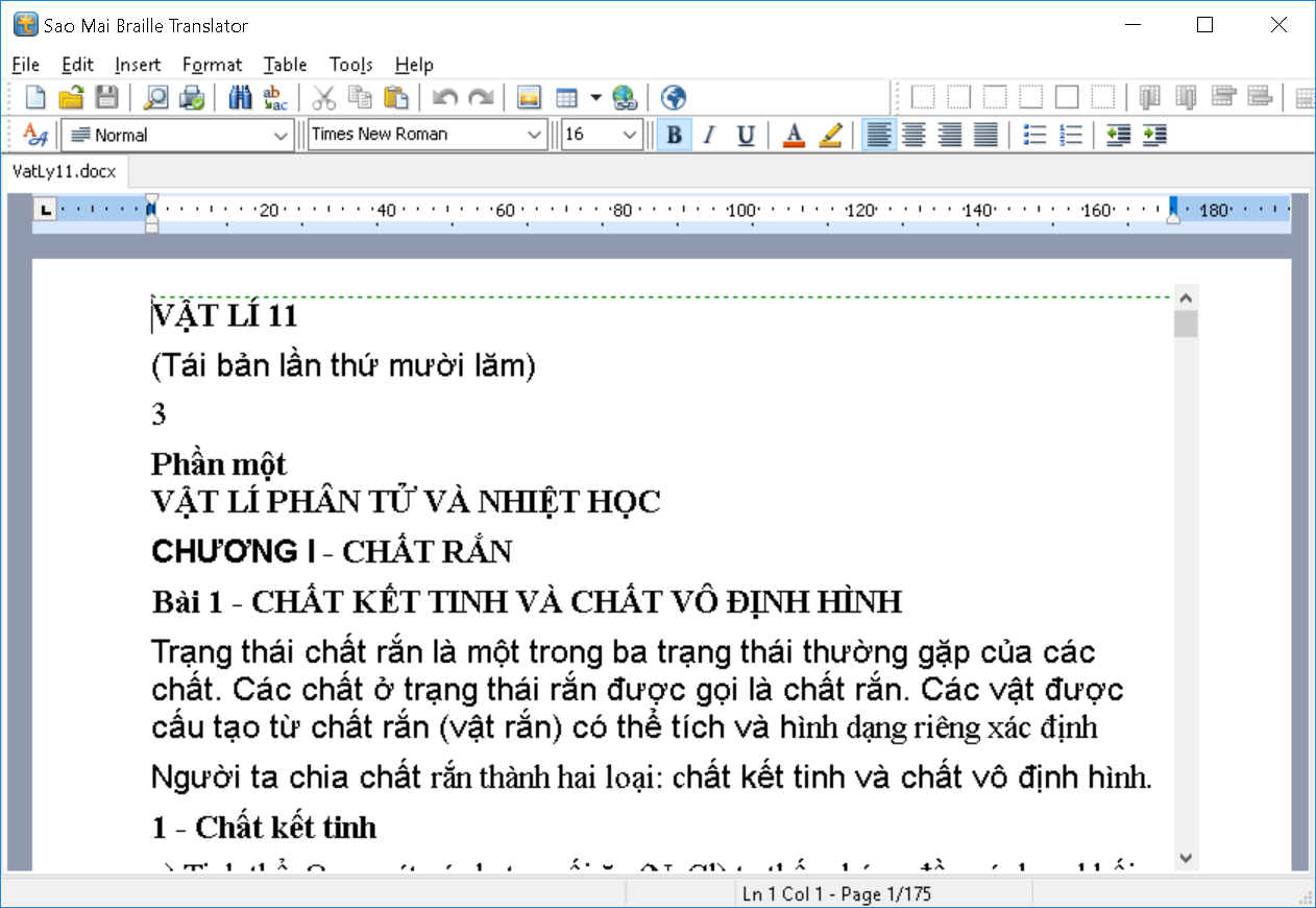 Sách Vật Lý lớp 11 bản chữ in