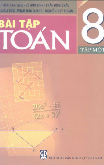 BÀI TẬP TOÁN 8 - TẬP MỘT