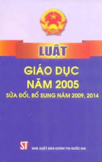 Luật Giáo dục 2005 - Sửa đổi 2009