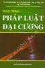 GIÁO TRÌNH PHÁP LUẬT ĐẠI CƯƠNG
